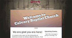 Desktop Screenshot of calvarybaptisttuscumbia.com
