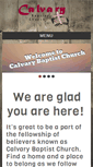 Mobile Screenshot of calvarybaptisttuscumbia.com